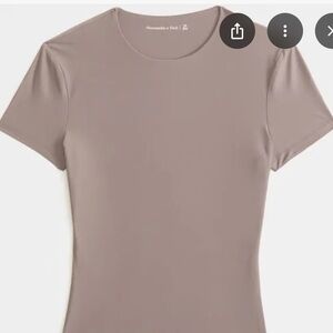 ABERCROMBIE & FITCH Soft Matte Seamless Baby Tee